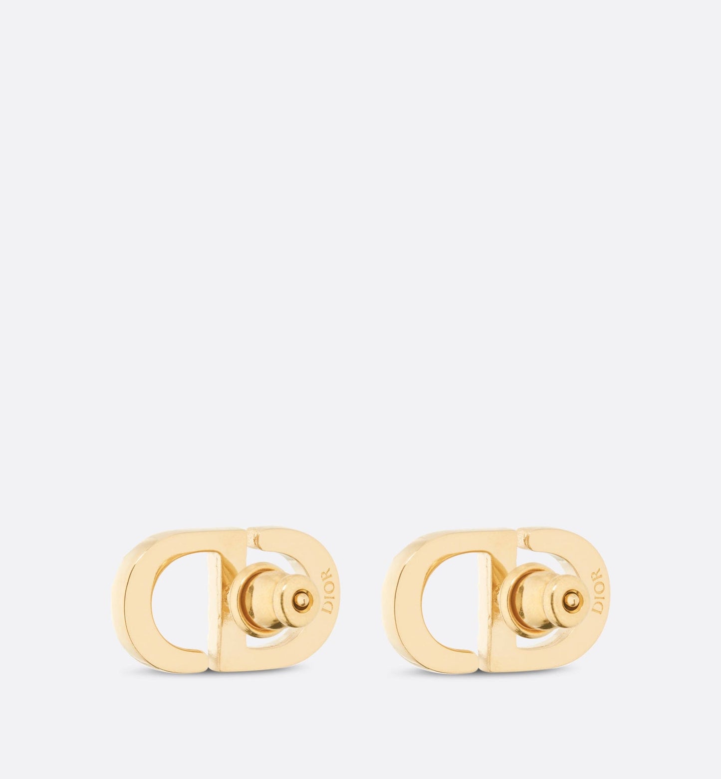 18K Petit CD Stud Earrings