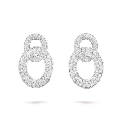 18K Van Cleef & Arpels Olympia Diamonds Earrings