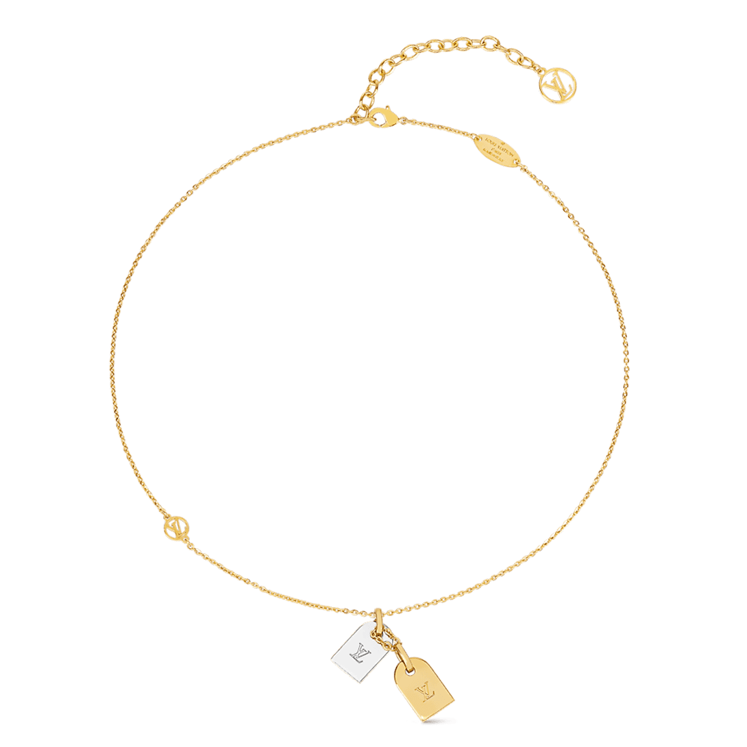 18K Louis Nanogram Necklace