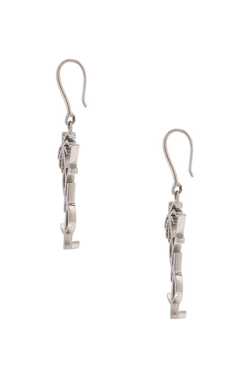 18K Saint Monogram Palmier Statement Earrings