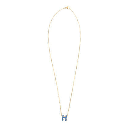 18K Mini Pop H Blue Necklace