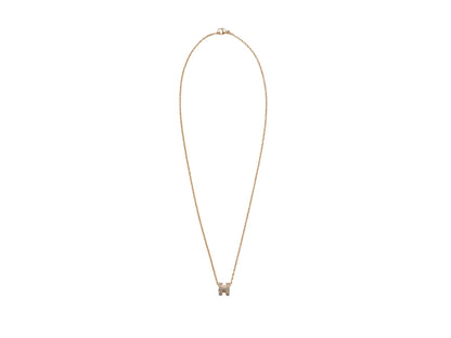 18K Mini Pop H Grey Necklace