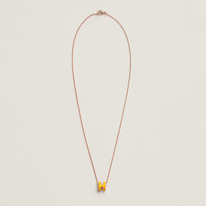 18K Mini Pop H Yellow Necklace