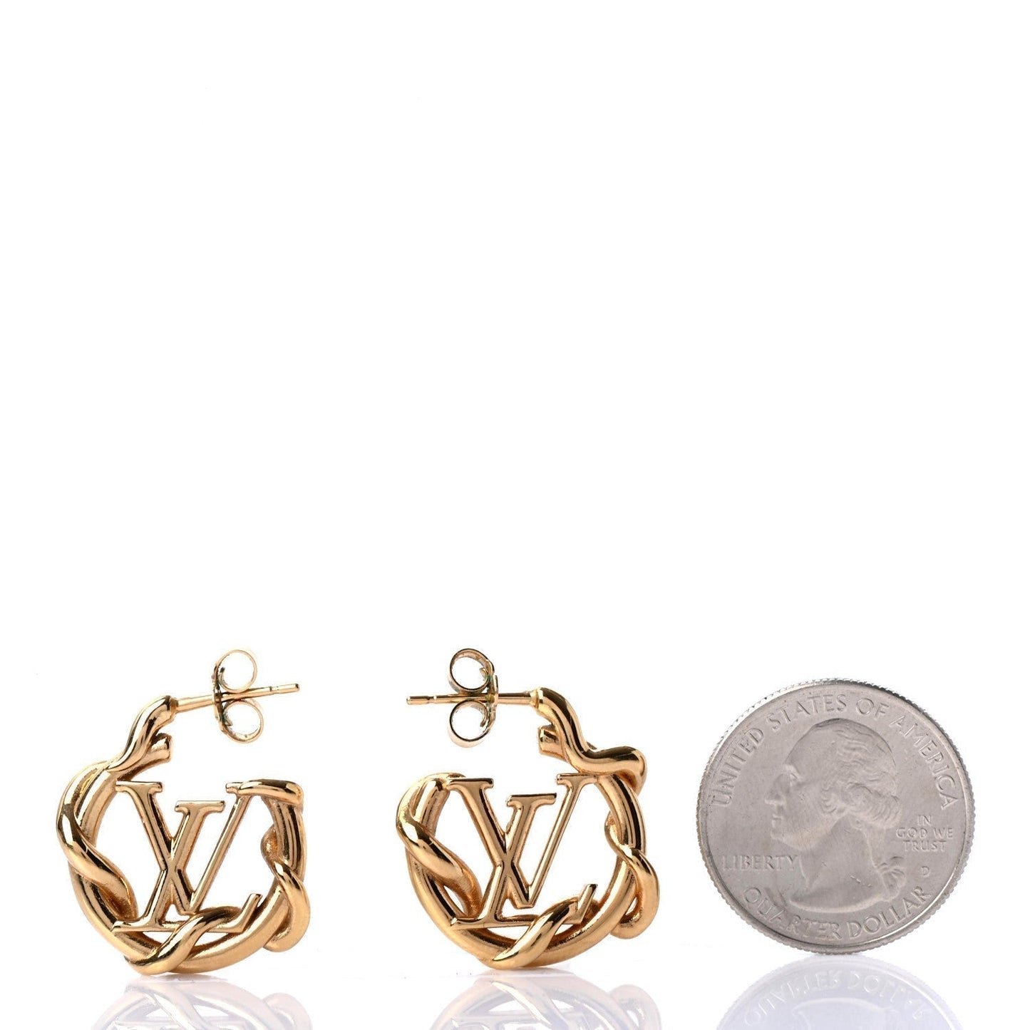 18K Louis Garden Louise Hoop Earrings