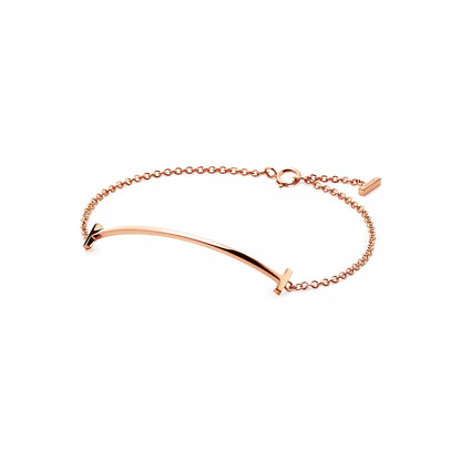 18K T Smile Bracelet