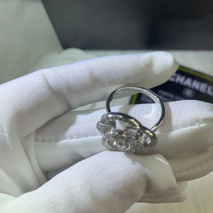 18K CC Fil De Cam¨¦lia Ring