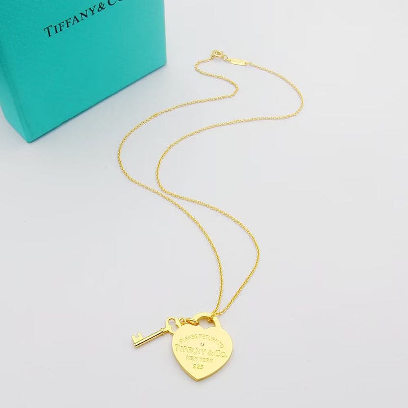18K Return to Tiffany Heart & Key Necklace