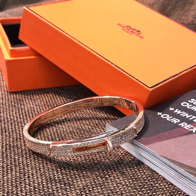 18K Rose Gold Kelly Diamonds H Bracelet
