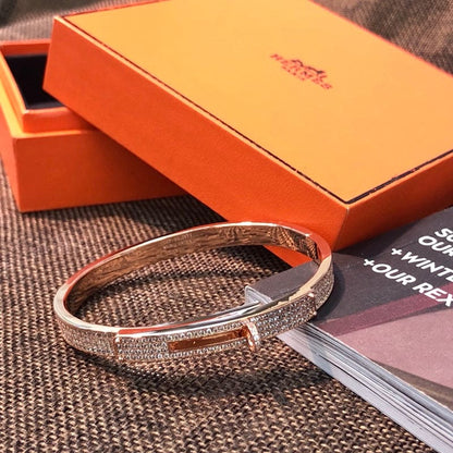 18K Rose Gold Kelly Diamonds H Bracelet