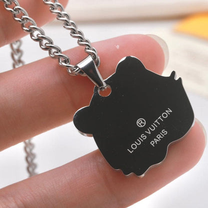 Louis x Nigo Tiger Pendant Necklace