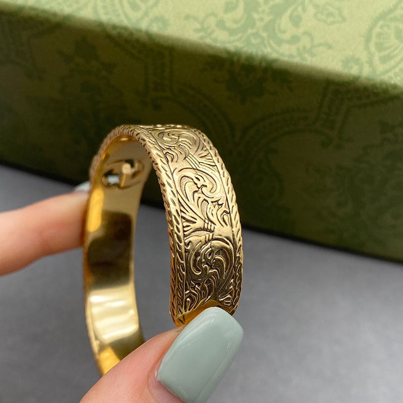 18K GG Open Bangle Bracelet