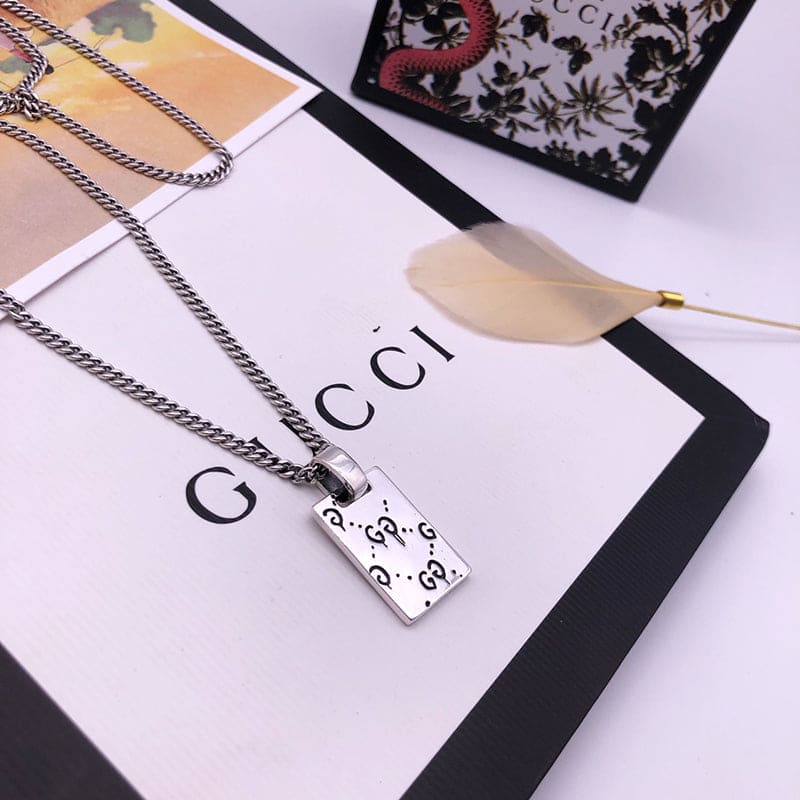 Double G Ghost Pendant Necklaces