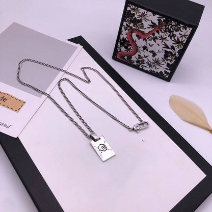 Double G Ghost Pendant Necklaces