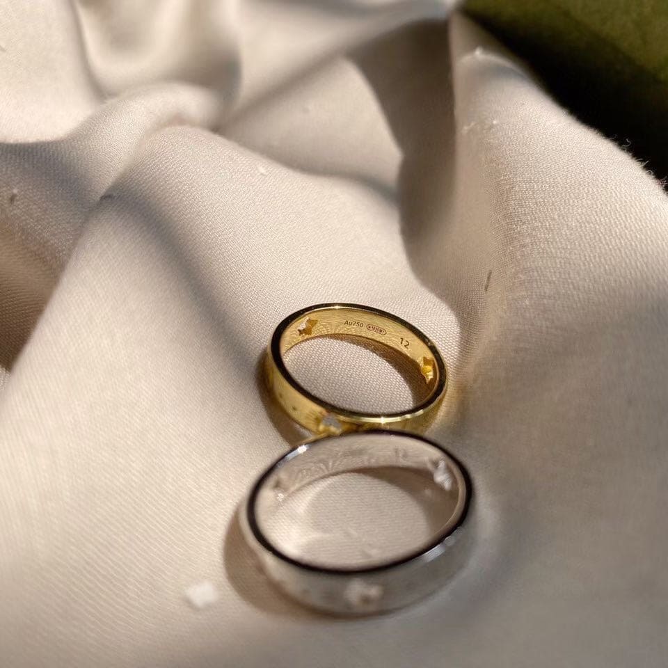 18K Double G Icon Ring