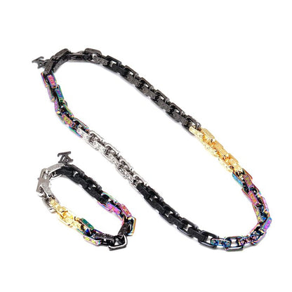 18K Louis Street Style Chain Bracelet