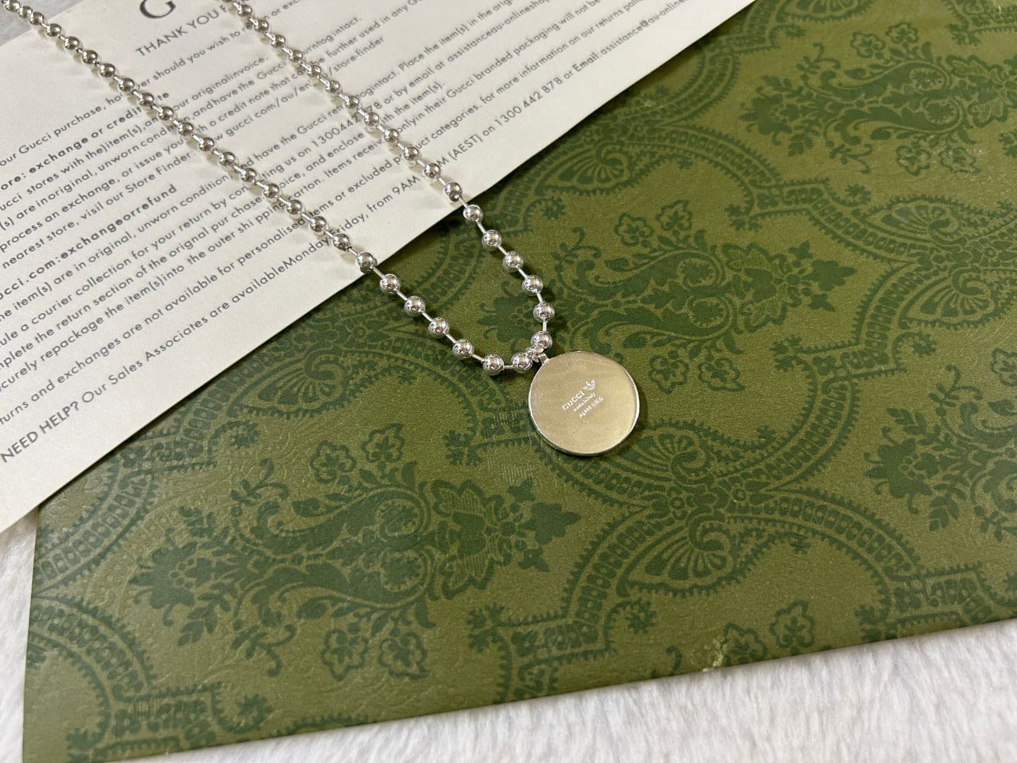 Double G x Adidas Pendant Boule Necklace