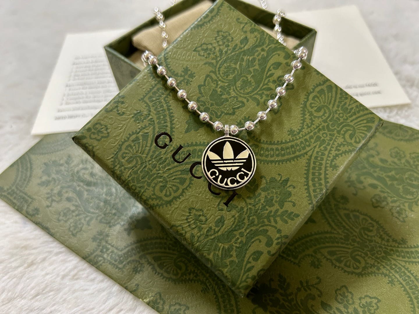 Double G x Adidas Pendant Boule Necklace