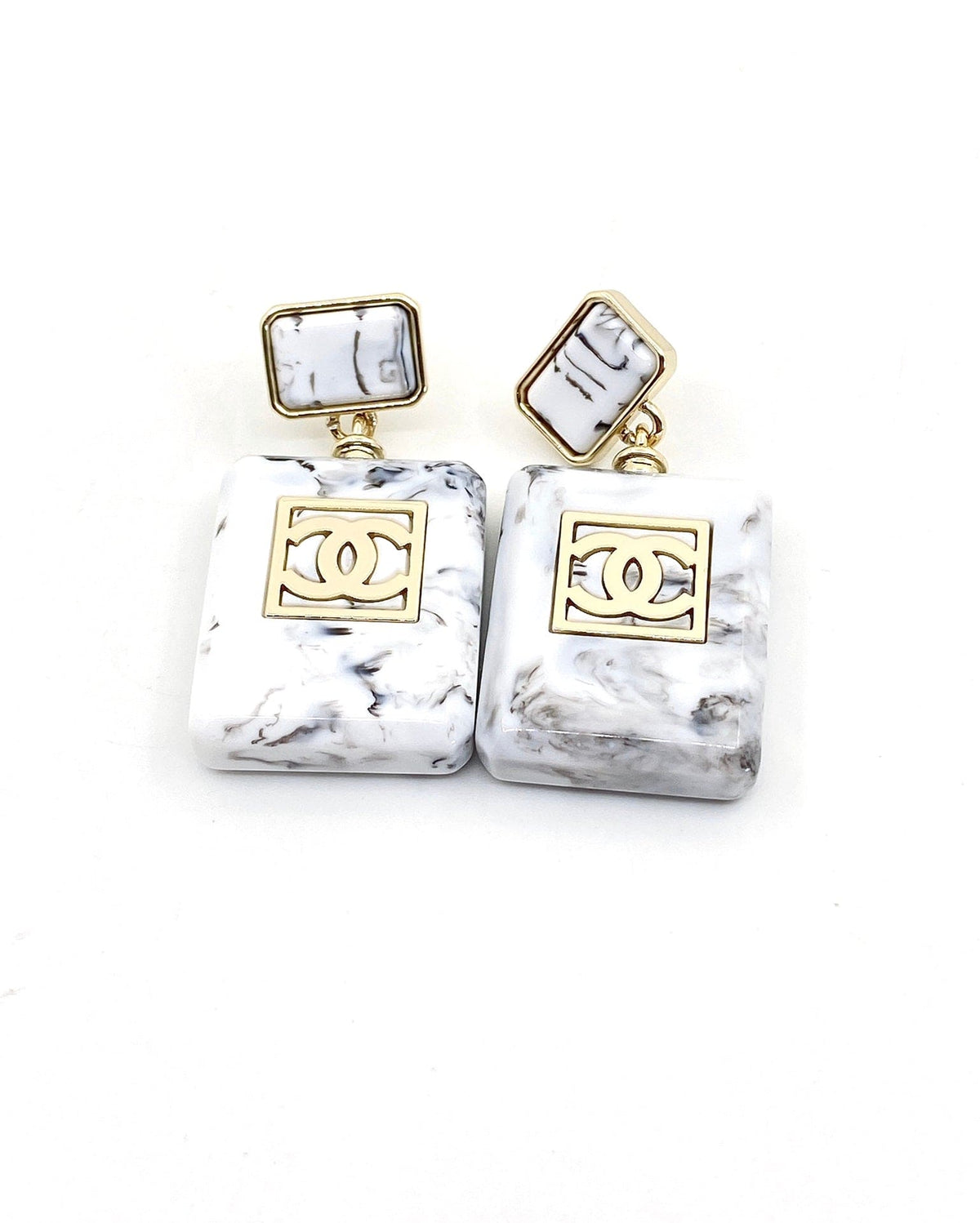 18K CC Eternal No??5 Earrings