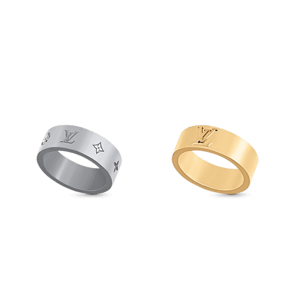 18K Louis Instinct Set of 2 Rings
