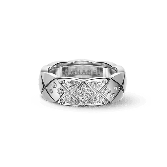 18K White Gold Chanel Coco Crush Diamonds Ring
