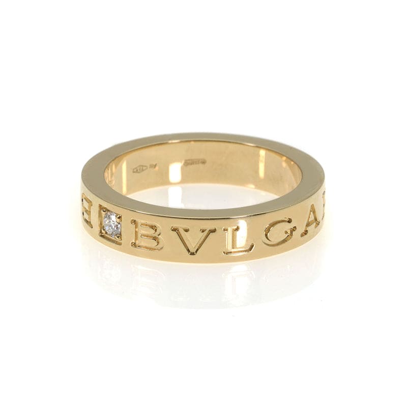 18K Yellow Gold BV Diamond Ring