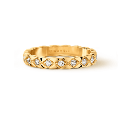 18K CC Coco Crush Mini Diamonds Ring