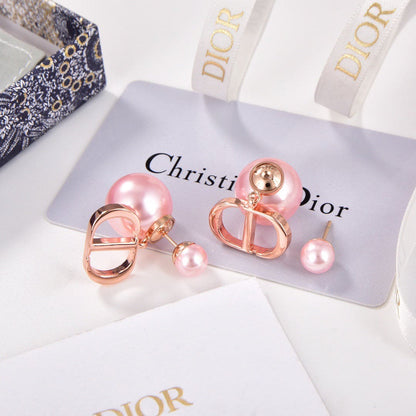 18K Tribales Pink Pearl Earrings