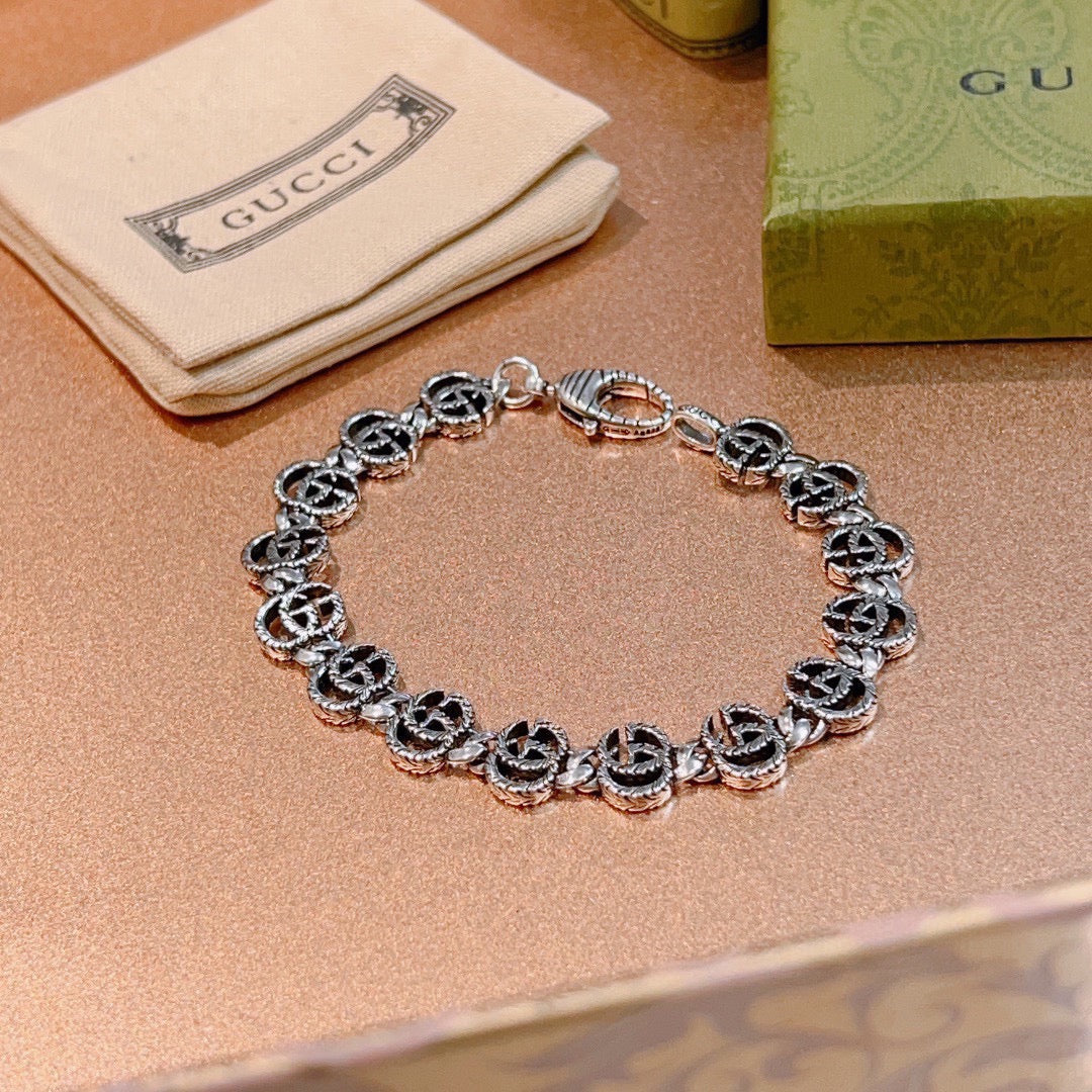 Double G Interlocking G Bracelet