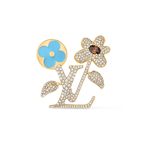 18K Louis Blooming Brooch