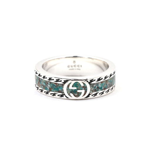 Gucci Interlocking G Turquoise Ring
