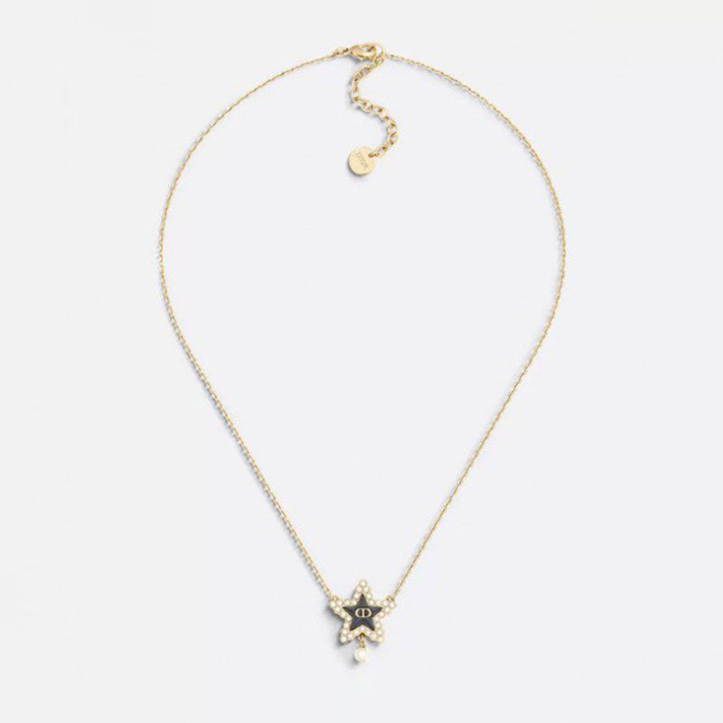 18K Petit CD Lucky Baroque Necklace