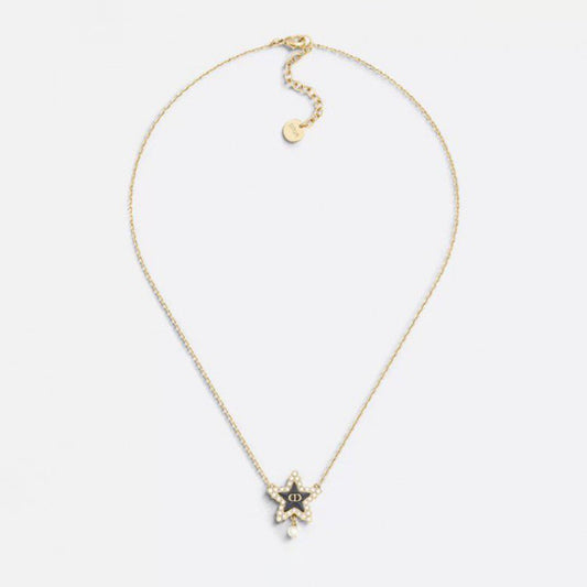 18K Petit CD Lucky Baroque Necklace