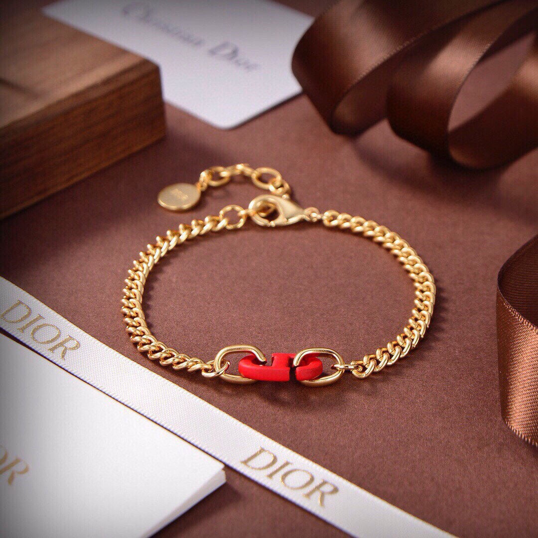 18K CD Fuchsia Bracelet