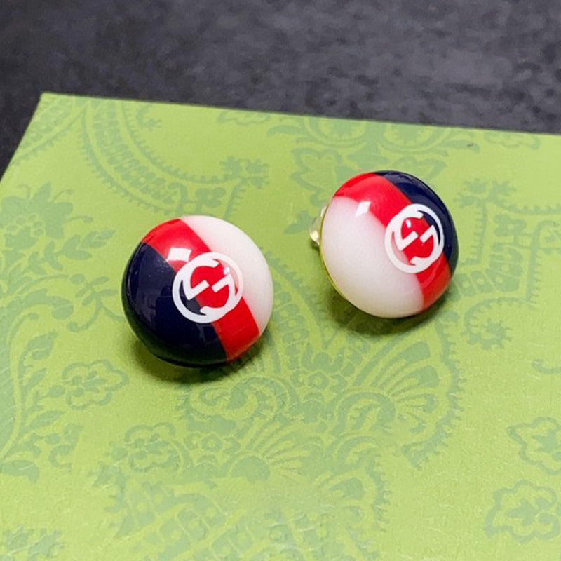 18K GG Color Earrings