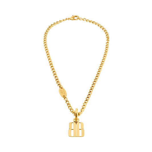 18K BB Gold Chain New Necklace