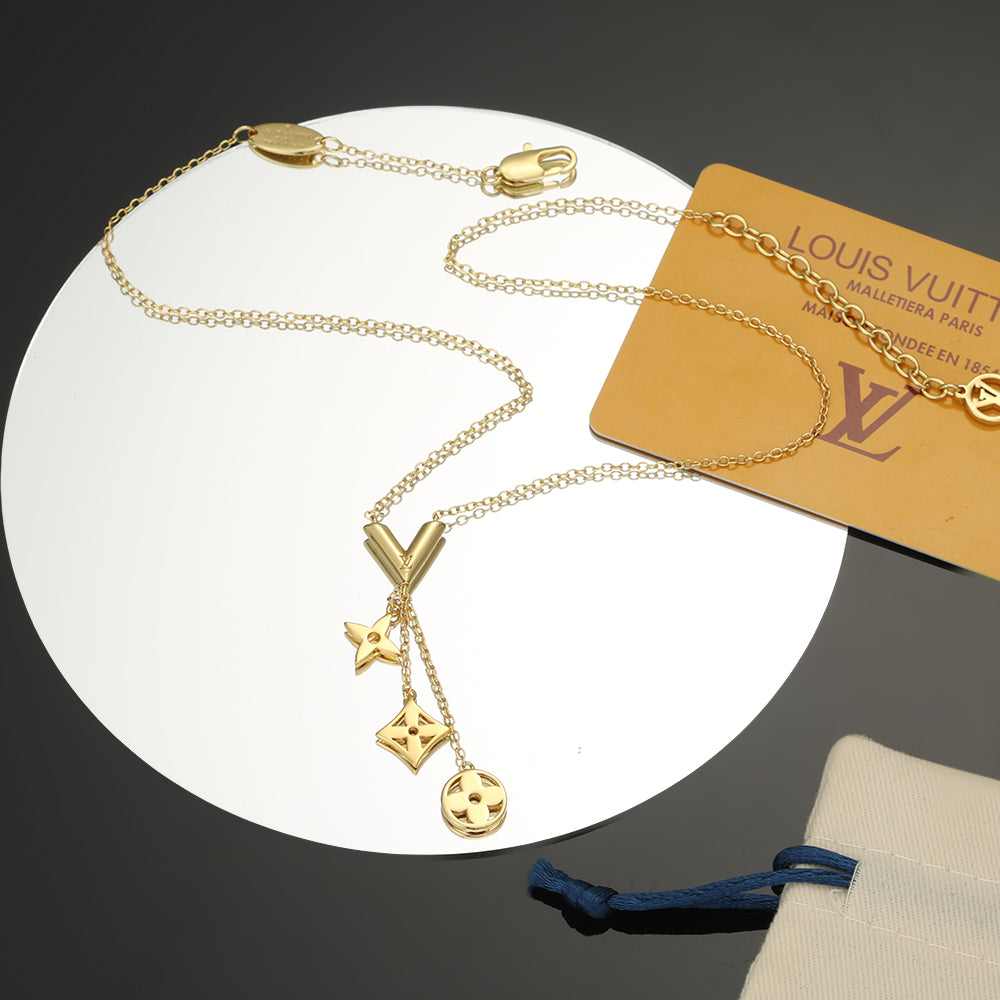 18K Louis Vuitton LV Twiggy Necklace