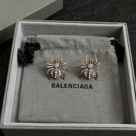 18K BB Spider Diamond Earrings