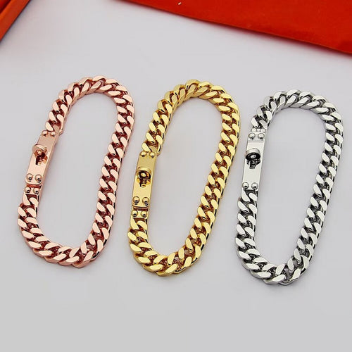 18K Kelly H Chain Bracelet