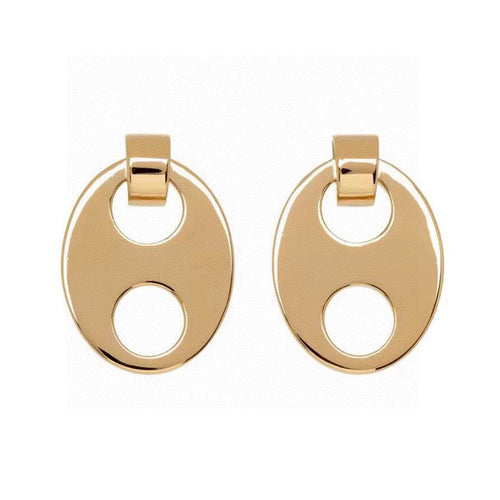 18K Anagram Earrings