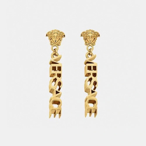 18K Medusa Earrings