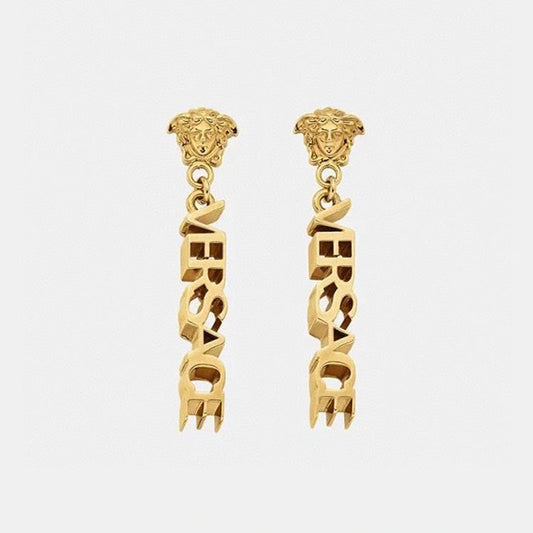 18K Medusa Earrings