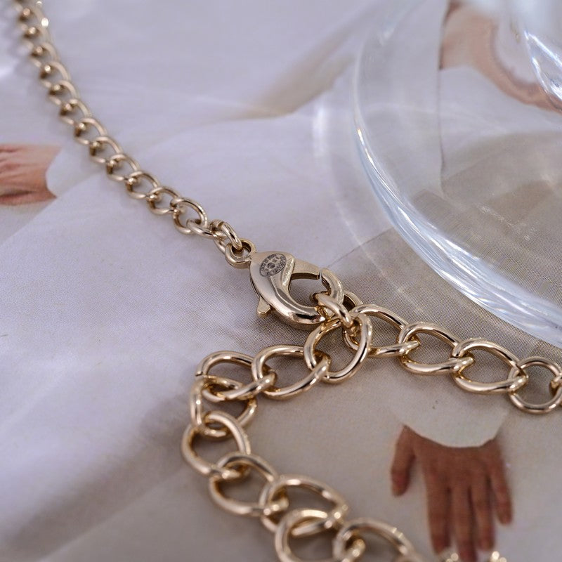 18K CC Star Diamond Necklace