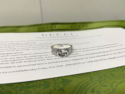 Double G Interlocking G Ring