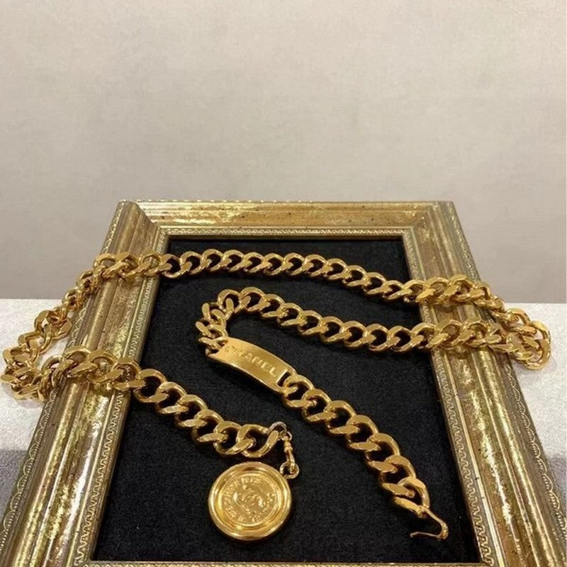 18K CC Gold Vintage Necklace