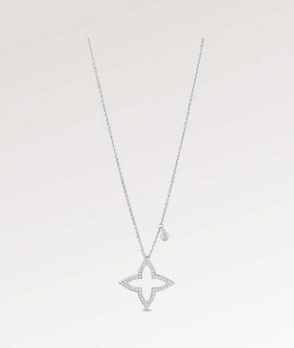 18K Louis Blossom Pendant Necklace