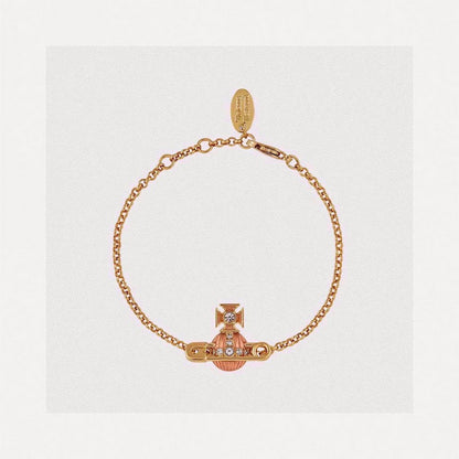 18K Vivienne West Mayfair Bas Relief Pendant Bracelet