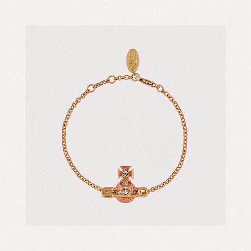 18K Vivienne West Mayfair Bas Relief Pendant Bracelet