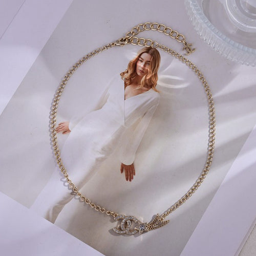 18K CC Star Diamond Necklace