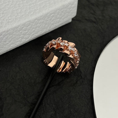 18K CD Archi Bar en Corolle Bague Ring