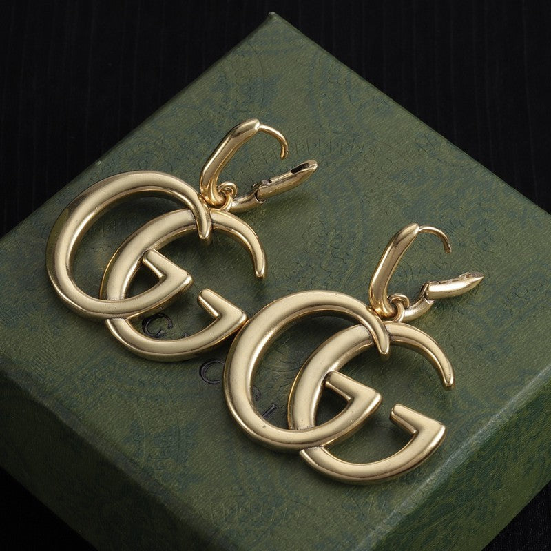 18K GG Classic Earrings